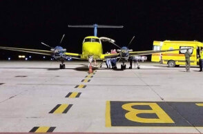 Το αεροπλάνο για την αεροδιακομιδή του 2χρονου από τη Δράμα