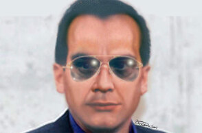 Σκίτσο των ιταλικών αρχών που απεικονίζει τον Ματέο Μεσίνα Ντενάρο