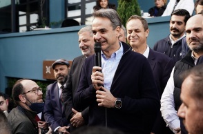 Κυριάκος Μητσοτάκης από Κορυδαλλό: Στόχος της δεύτερης τετραετίας η αύξηση των μισθών