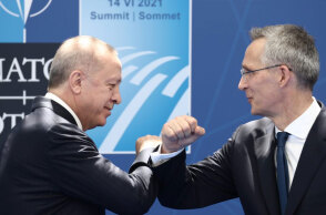 Ρετζέπ Ταγίπ Ερντογάν και Γενς Στόλτενμπεργκ