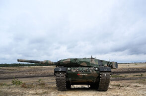 Τα γερμανικό τανκ τύπου Leopard