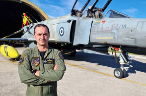 Ο 31χρονος Ευστάθιος Τσιτλακίδης, πιλότος του μοιραίου Phantom F4 στην Ανδραβίδα
