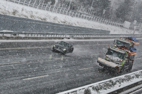 Χιονόπτωση στις Αφίδνες