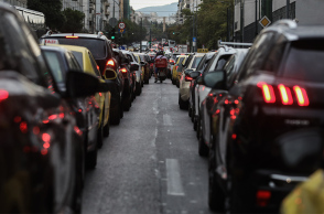 Κίνηση στους δρόμους της Αθήνας