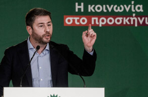 Ο Νίκος Ανδρουλάκης σε ομιλία του στο Μενίδι