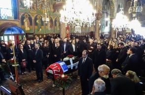 [359270] ΚΗΔΕΙΑ ΤΟΥ ΒΟΥΛΕΥΤΗ ΤΟΥ ΣΥΡΙΖΑ ΝΕΚΤΑΡΙΟΥ ΣΑΝΤΟΡΙΝΙΟΥ (ΑΡΓΥΡΗΣ ΜΑΝΤΙΚΟΣ/EUROKINISSI)