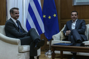 Κυριάκος Μητσοτάκης και Αλέξης Τσίπρας