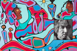 Πίνακας του Νορβάλ Μορισό, του «Πικάσο του Βορρά» - Ένθετη: Ο ζωγράφος