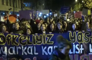 Διαδήλωση στην Κωνσταντινούπολη για την Παγκόσμια Ημέρα της Γυναίκας