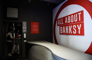 Band given a Banksy to change their name put it up for auction