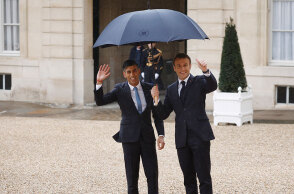 Μακρόν και Σούνακ στο Παρίσι