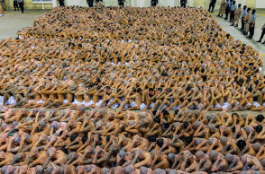 Κρατούμενοι σε φυλακή υψίστης ασφαλείας του Ελ Σαλβαδόρ