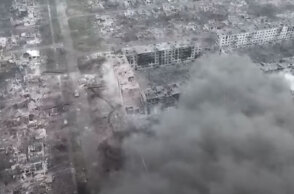 Το ισοπεδωμένο Μπαχμούτ στην Ουκρανία