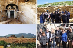 Αμφίπολη Σερρών: Επισκέψιμος ο Τύμβος Καστά μετά το Πάσχα 