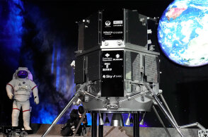 Μοντέλο του διαστημικού σκάφους της αποστολής Hakuto-R Mission 1