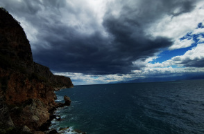 Έντονη συννεφιά στο Ναύπλιο