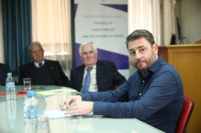 Συνάντηση του Νίκου Ανδρουλάκη με την Ανώτατη Συνομοσπονδία Πολύτεκνων