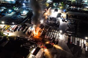 Μαφιόζικη εμπρηστική επίθεση σε βενζινάδικο στον Ασπρόπυργο