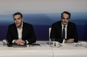 Κυριάκος Μητσοτάκης και Αλέξης Τσίπρας