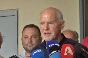 Ο Γιώργος Παπανδρέου αφού ψήφισε