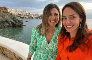 Η Σοφία Ζαχαράκη και η Δόμνα Μιχαηλίδου