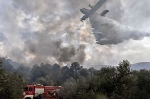 Φωτιά στο Μαρκόπουλο