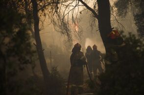  Συνεχίζεται η μάχη στα πύρινα μέτωπα © Dimitris Kapantais / SOOC