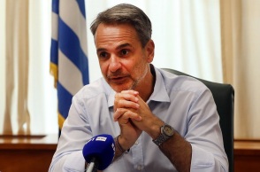 Φωτιά στη Ρόδο: Στο Συντονιστικό της Πυροσβεστικής ο Κ. Μητσοτάκης