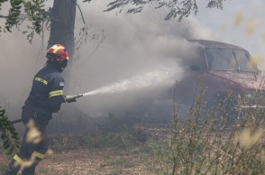 Φωτιά στην Κέρκυρα: Μήνυμα από το 112 για εκκένωση της Ημερολιάς