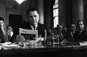 Ο αρχισυνδικαλιστής των φορτηγατζήδων, Jimmy Hoffa © Keystone/Getty Images