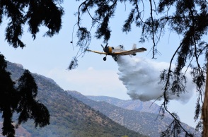 Φωτιές: Η κατανομή των εναέριων δυνάμεων