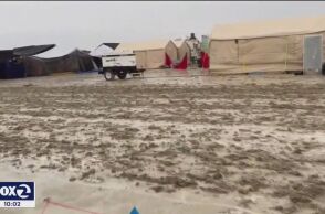 Στις λάσπες το φεστιβάλ Burning Man