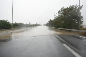 Κακοκαιρία Daniel: Έκλεισε η Εθνική Αθήνας - Θεσσαλονίκης