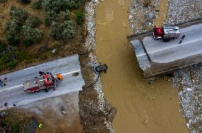 Καταστροφές στη Μαγνησία από την κακοκαιρία Daniel