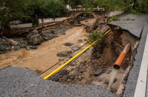 Προβλήματα στον Βόλο από την κακοκαιρία