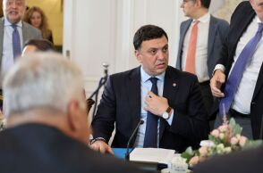 Ο υπουργός Κλιματικής Κρίσης και Πολιτικής Προστασίας Βασίλης Κικίλιας © ΓΙΩΡΓΟΣ ΚΟΝΤΑΡΙΝΗΣ / EUROKINISSI