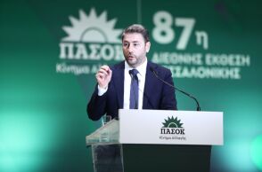 Ο πρόεδρος του ΠΑΣΟΚ-ΚΙΝΑΛ, Νίκος Ανδρουλάκης