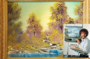 Πωλείται ο πίνακας που έφτιαξε ο Μπομπ Ρος στο πρώτο επεισόδιο της εκπομπής του