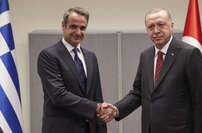Συνάντηση Μητσοτάκη - Ερντογάν