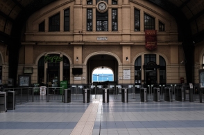 Ο σταθμός του ΗΣΑΠ στον Πειραιά