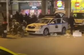 To περιπολικό που καταστράφηκε στο Μοναστηράκι τον περασμένο Μάρτιο