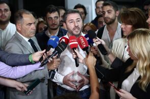 Για μεγάλη νίκη του ΠΑΣΟΚ στον β' γύρο των Αυτοδιοικητικών Εκλογών έκανε λόγο ο Νίκος Ανδρουλάκης ©ΒΑΣΙΛΗΣ ΡΕΜΠΑΠΗΣ/EUROKINISSI