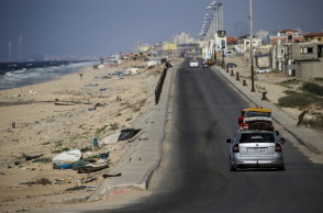 Στιγμιότυπο από την εκκένωση της Γάζας