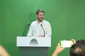 Ο πρόεδρος του ΠΑΣΟΚ Νίκος Ανδρουλάκης ©Γραφείο Τύπου ΠΑΣΟΚ