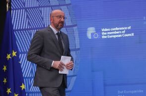 O πρόεδρος του Ευρωπαϊκού Συμβουλίου Σαρλ Μισέλ © EPA/OLIVIER HOSLET