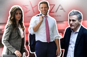 Εν αναμονή του τετ α τετ Κασσελάκη - Αχτσιόγλου και των επόμενων κινήσεων Τσακαλώτου ©EUROKINISSI/ATHENS VOICE