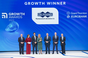 Σημαντική διάκριση της UNI-PHARMA SA στο πλαίσιο των Growth Winners 2023