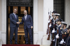 Κυριάκος Μητσοτάκης και Νίκος Χριστοδουλίδης