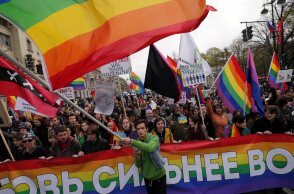 Ακτιβιστές ΛΟΑΤΚΙ+ στην Αγία Πετρούπολη