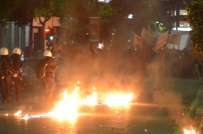 Πάτρα: Ένταση στη πορεία για το Πολυτεχνείο